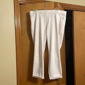 Stretch cropped pants